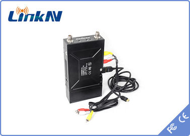 Transmissor video QPSK HDMI de COFDM &amp; de atraso AES256 de CVBS H.264 baixa criptografia com bateria